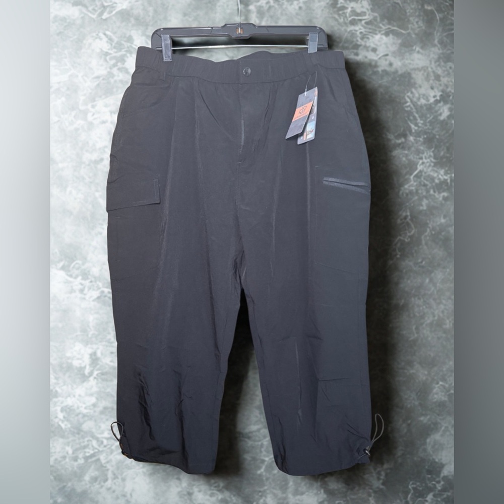 Women's Black Cargo Joggers